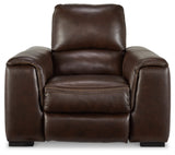 Signature Design by Ashley Alessandro Modern Power Recliner with Adjustable Headrest, Dark Brown Signature Design by Ashley