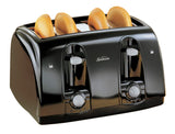 Sunbeam Wide Slot 4-Slice Toaster, Black (003911-100-000) Sunbeam