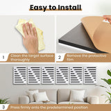 6-Pack Dual-Layer Acoustic Panels, 35.4" x 31.5" x 1.14" Professional Sound Absorption Panels, 2-in-1 Design with Polyester & Foam Layers, Self-adhesive Wall Panels for Studio Home Theater Office QUEENLINK