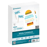 Printworks White Cardstock, Standard, 67 lb. Vellum, 92 Bright, 250 sheets, 8.5 x 11, For Office, Home & School Printing, Craft Projects (00564) PrintWorks