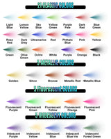 Roizefar Airbrush Paint, 36 Colors with 4.05 Fl Oz Thinner & 4.05 Fl Oz Cleaner, Water-Based Air Brush Paints Acrylic Ready to Spray, Includes Iridescent, Metallic, Neon, Classic Colors, 20ml/Bottle Roizefar