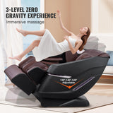VEVOR Full Body Massage Chair, SL-Track Zero Gravity Massage Recliner, 3D Shiatsu, Body Scan, Heating, Bluetooth Speaker, Airbags for Living Room, Home VEVOR