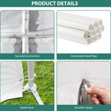 20x40ft Party Tent Outdoor Wedding Tent Heavy Duty Large Canopy Carport Commercial Tent with Removable Sidewalls for Parties, Wedding, Outdoor Events PeakPursuit