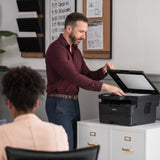 Brother HL-L2480DW Wireless Compact Monochrome Multi-Function Laser Printer with Copy and Scan, Duplex, Mobile, Black & White | Includes Refresh Subscription Trial(1), Amazon Dash Replenishment Ready Brother