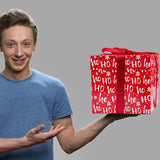 Jaywayang 5 Pack Red Christmas Gift Boxes with Lids, Ribbons and Tissue Papers Square Gift Boxes - 7.1 Inch - Presents Wrapping Christmas Gift Holiday New Year Party Favor Boxes. Jaywayang