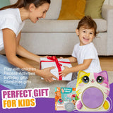 Roaxkois Pottery Wheel for Kids – Complete DIY Arts & Crafts Painting Kit with Air Dry Clay, Paints, Tools, Apron & Stickers – Creative Gift for Girls & Boys Ages 6 7 8 9 10 11 12+ Roaxkois