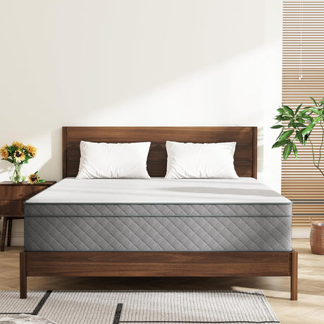 Firm Full Mattress, 14 Inch Cooling-Gel Memory Foam & Pocket Spring Hybrid Mattress,Firm Feel,Full Bed Mattresses in a Box, CertiPUR-US Certified Swbvs