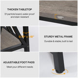 Tribesigns 70.9 inch Extra Long Console Table, Industrial Sofa Table Behind Couch with 2 Tier Storage Shelf, Narrow Entryway Hallway Accent Table for Living Room, Grey Tribesigns