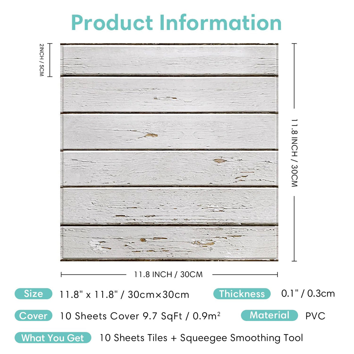 Commomy 10 Pcs 3D Peel and Stick Wood Wall Panels for Walls -11.8"x11.8" Ultralight Thin PVC 3D Faux Wood Panels Peel and Stick Shiplap Planks for Living Room,Accent Wall Decor Farmhouse Fall Decor Commomy