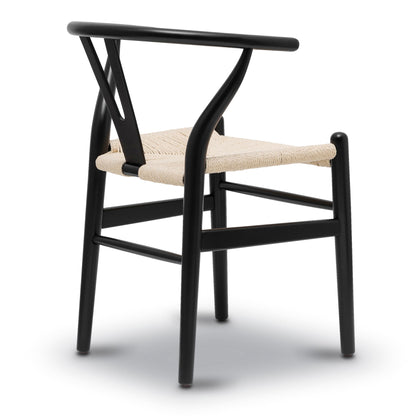 POLY & BARK Weave Chair, Single, Black - WoodArtSupply