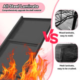 Storage Shelves - 5 Tier Shelf Organizer, 2500 LBS Heavy Duty Garage Shelving Unit, Stable Metal Shelves Organizer for Pantry, Kitchen and Closet, 24" W x 15" D x 63" H,Black Metallitrend