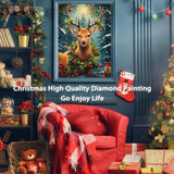 MBNTJHT 6 Pack Christmas Diamond Painting Kits for Adults,DIY Full Round Drill Winter Scene Diamond Art Kits for Beginners,5D Gem Art Painting Craft for Home Decor Gifts 12x16 Inch. MBNTJHT