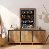 Lxmsja Bookshelf Diamond Art Kits for Adults, Magical Book DIY Full Drill Diamond Painting Kits for Beginners, 5D Gem Art Crafts for Adults, Home Wall Decor 12x16 inch Lxmsja