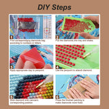 hill froeistung 5D Maple Leaf Diamond Art Painting Kits Fall DIY Full Round Drill Birdhouses Diamond dots for Adults Cardinal Diamond Art Painting Crystal Craft Kit for Wall Decor 12x12inch hill froeistung
