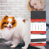 Garvee Electric Dog Grooming Table, Adjustable Height 9.4"-39.4", 264Lb Capacity, Foot Control, Anti-slip Wheels, Tool Organizer, Dog Grooming Station, 47" White Garvee