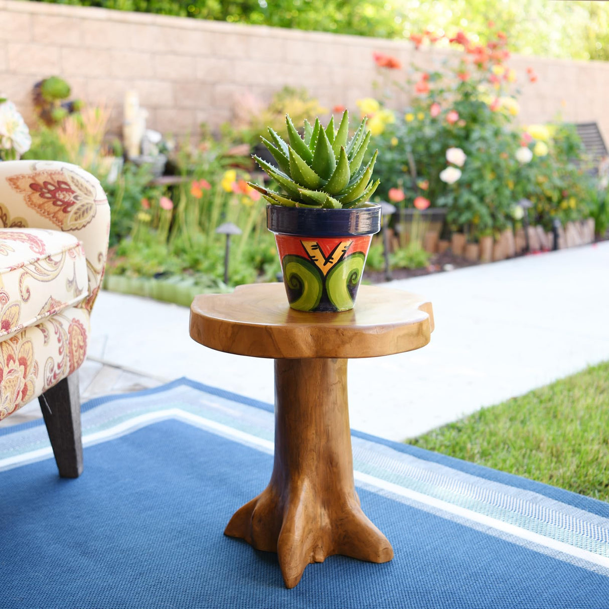 WELLAND Teak Mushroom Stool WELLAND
