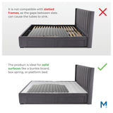 Premium Saggy Mattress Support (Medium) Extra Firm Sagging Mattress Support Pad, Firming Pad to Fix Sagging and Sinking and Improve Firmness, Corrector Insert to Help with Back Pain by Meliusly Meliusly