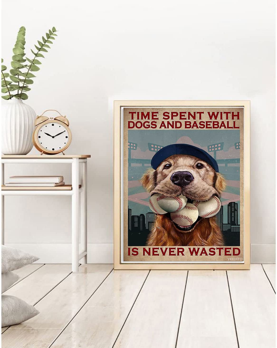 YEEIFFD DIY 5D Diamond Art Painting Kits Dogs and Baseball for Home Decoration and Room Wall Decor 12 x 16 inch YEEIFFD