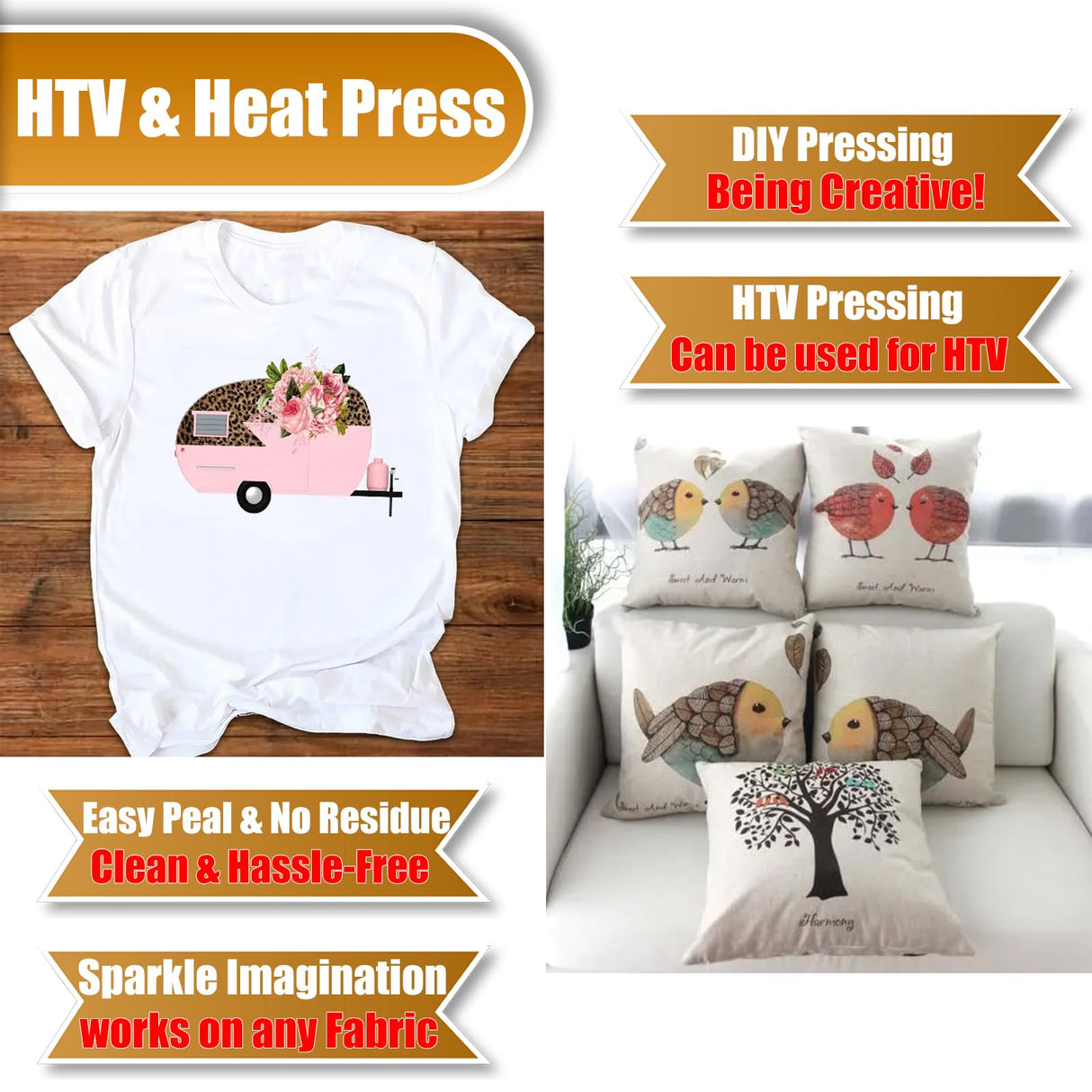 SMOTOT Heat Tape Adhesive Heat Resistant Transfer High Temperature Tape Heat Vinyl Thermal Sublimation Press Tape No Residue for Electronics Soldering Circuit Board (10mm 108ft 3Rolls) SMOTOT