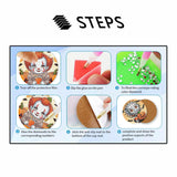8 Pcs Halloween Diamond Painting Coasters Kits with Holder,DIY Horror Cute Diamond Art Coasters for Adults Beginnners,5D Full Round Drill Gem Painting Craft Art Kits for Supplies Gift 4X4 Inch. MBNTJHT