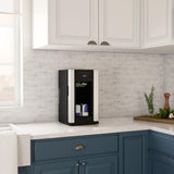 FRIGIDAIRE EFMI5567AMZ 18 Can OR 4 Wine Bottle Retro Beverage Fridge, Adjustable Temperature Control, Stainless Frigidaire