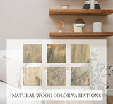 Fireplace Mantel, Rustic, Shelf, Floating Mantle, Real Wood, Beam, URBANDI (Grey, 84Lx6Hx8D) Generic