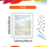 ARNLRDYA Golf Course Paint by Number Kits for Adults, Forest Grassland Landscape Paint by Numbers for Beginner, Lake and Blue Sky Acrylic Paint Oil Painting Gift Unframe for Home Decor(16×20inches) ARNLRDYA