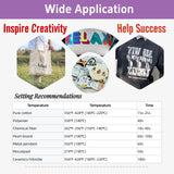 16x24 Heat Press Machine for T Shirts, 1.8-2kw, 72.77lbs High Pressure, Slide Out Sublimation Heat Transfer Press Suitable for Industrial, Small Business, or Home Use. (Purple, 16x24 Manual) Generic