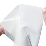 GIRAFVINYL White Glitter HTV Heat Transfer Vinyl 12" X 8ft Sparkle White Iron on Vinyl Glitter for T Shirts,Garments Bags(Glitter White HTV) GIRAFVINYL