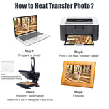 Guiqulai 30PCS Sublimation Aluminum Photo Blank Heat Transfer Metal Photo Board 0.45mm Aluminum Photo Sign Sublimation Poster Art Aluminum Plate for DIY Printing Living Room Bedroom (6x8, 8x10 Inch) Guiqulai