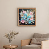 Aestalrcus Butterfly Diamond Painting Kits for Adults, Butterfly Flowers Special Shape Diamond Art Kits for Adults, DIY Gem Art Crystal Rhinestones for Gift Home Wall Decor 12x12 Inch Aestalrcus