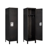 Yizosh Metal Locker with 1 Lockable Doors, Industrial Steel Storage Lockers for Employees - 55.1" Locker Storage Cabinets for School, Gym, Home, Office, Garage Yizosh