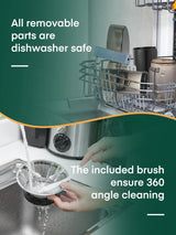 Juicer Machine, HOUSNAT Centrifugal Juicer,Extractor Max Power 800W Juice, 65MM Chute for Whole Fruit and Vegetables, Juice Extractor with 3 Speeds Quick Juicing, Easy to Clean, BPA Free,Silver HOUSNAT