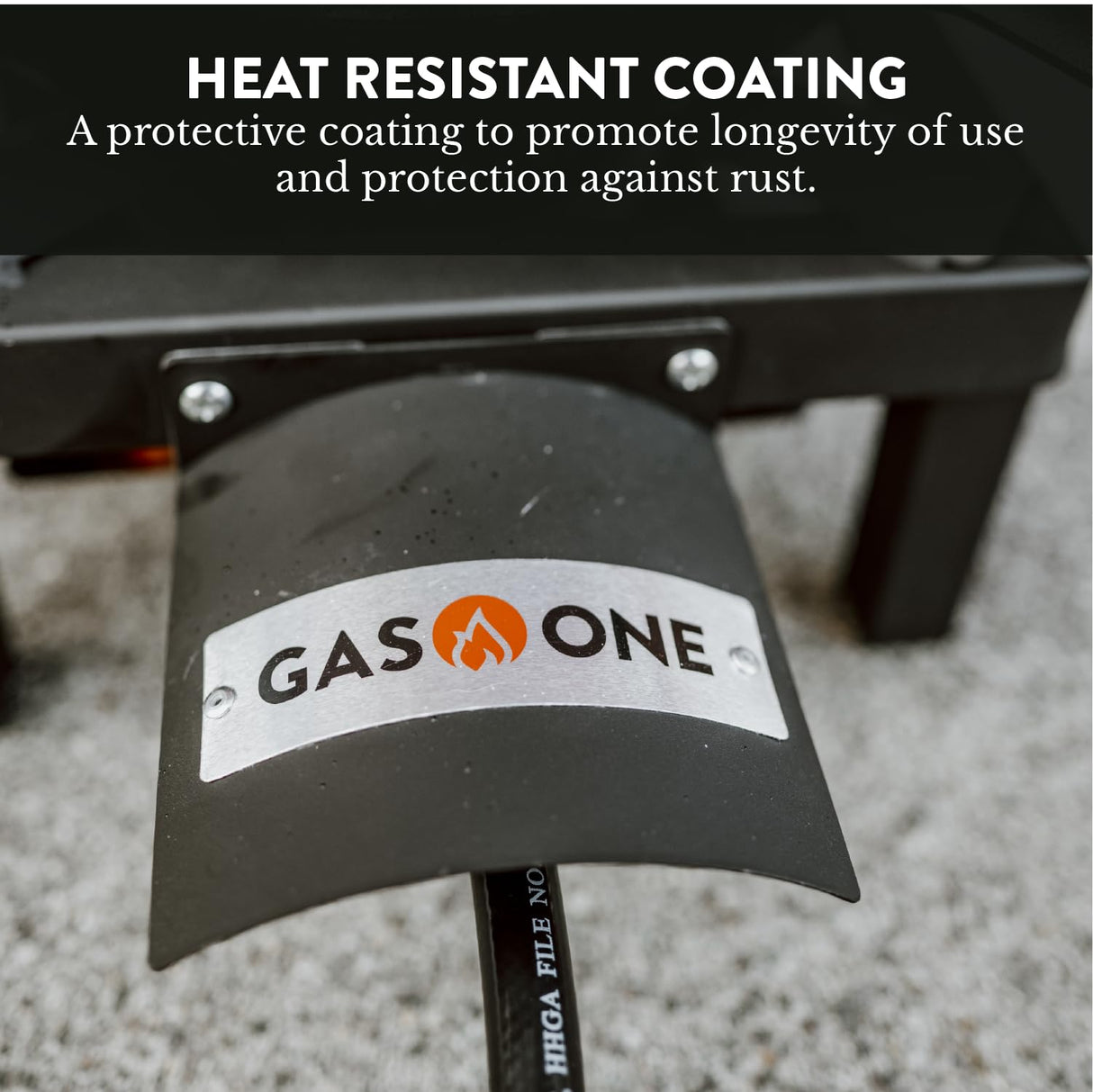 GasOne High Pressure Single Propane Burner - Outdoor Cooking with Heat Shield and Guard – Propane Burner Head for Camping, Tailgating, Seafood Boil, Home Brewing - Patent Pending Gas One