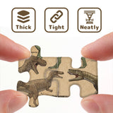 Dinosaur Puzzle 1000 Pieces for Adult, Vintage Dinosaur Jigsaw Puzzles Includes Major Dinosaur Groups, Animal Puzzle as Dinosaur Souvenir BBOLDIN