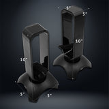 Tilted Nation RGB Headset Stand and Gaming Headphone Stand for Desk Display with Mouse Bungee Cord Holder with USB 3.0 Hub for Xbox, PS4, PC - Perfect Gaming Accessories Gift Tilted Nation