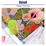 Mountain Diamond Art Kits for Adults - 3 Pack Landscape Flowers Diamond Painting for Beginners, Diamond Dots Round 5D Full Drill Paintings with Diamonds Gem Art and Crafts Home Decor 12x16inch tigdtiu