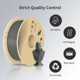ANYCUBIC 3D Printer Filament PLA 1.75mm Bundle, FDM Printer Filament 1kg Spool (2.2 lbs), Dimensional Accuracy +/- 0.02 mm (2kg, Gray) ANYCUBIC