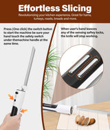 HK Cordless Electric Knife for Carving Meats, Poultry, Bread, Crafting Foam & More, Included Dual 304 Stainless Steel Blades, Fork, Foldable Cutting Board HK