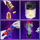 PATIFEED Kids Magic Kit, Magic Set with Instructions for Each Trick to Perform, Magic Toys for Kids Ages 6 7 8 9 10 11 12 Year Old PATIFEED