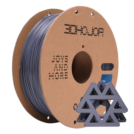 3DHoJor High Speed PLA Filament 1.75mm Grey,3D Printing Filament,1kg Cardboard Spool (2.2lbs), Fit Most FDM 3D Printer,Dimensional Accuracy +/- 0.03 mm,Odor Free, Clog Free, No Brittle Filaments 3DHoJor