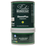 Rubio Monocoat SheenPlus 560 ft² | 0% VOC Satin Look Sheen Enhancer & Wood Finish for Interior Surfaces, Furniture, Floors, Countertops & Tables Finished with Oil Plus 2C | 350 ml Rubio Monocoat