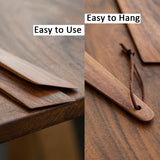 Muso Wood 9.8" Acacia Wood Spatula for Cooking, Small Wood Flipper, Non-Stick Spatula Set, Multi-Purpose Spatulas for Flipping, Serving, Scraping & Turning (Set of 1) muso wood