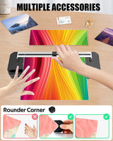 Laminator A3 Laminator Machine 70 Seconds Fast Warm-up,13 Inch Cold and Thermal Lamination with 20 Laminating Sheets, 5-in-1 Laminating Machine with Paper Trimmer for Home Office Use (LAM00004US) BAYGE