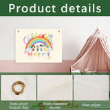 4 pieces sublimation blank canvas banner hanging flag banner for nursery wall decor for kids room decor for boys and girls,canvas banner wall hanging sublimation banner blank GEKIXUTP