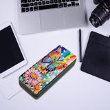 JISHSHAY Diamond Art Glasses Case Diamond Painting Sunglasses Case Diamond Art Kits for Adults Eyeglass Holder Diamond Painting Kits Eye Glass Holder Diamond Art Kits Eyeglass Holder Butterfly Flower JISHSHAY