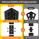 skillmaid 4 Tier 40" W Garage Shelving Heavy Duty Wire Storage Shelves Adjustable Industrial Metal Shelving Unit Utility Shelf for Garage, Warehouse, Basement,Pantry,Commercial, 40" W x 20" D x 59" H skillmaid