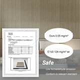 JUWEI DIRECT Wood Slat Acoustic Panels – 3D Textured Wall Panels for Noise Reduction & Modern Decor, Soundproof Panels for Bedroom, Office & Home Theater (13# Classic Oak1, 47.2 x 23.6 x 0.7 inches) JUWEI DIRECT
