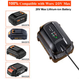 UNGINO WA3742 Replace worx 20v lithium Battery Charger WA3742 WA3732 to Charge Worx 20V MAX Lithium Battery WA3520 WA3525 WA3512 WA3512.1 WA3522 WA3544 WA3575 WA3578… UNGINO