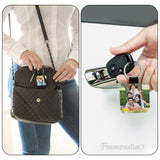 Framendino, 8 Pack Sublimation Blanks Keychain PU Leather Keychains Heat Transfer Key rings Square Key Chains for DIY Craft Framendino